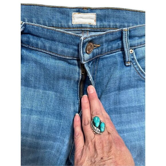 MOTHER Denim The Dropout Ankle Light Wash Size 28 - Picture 4 of 16